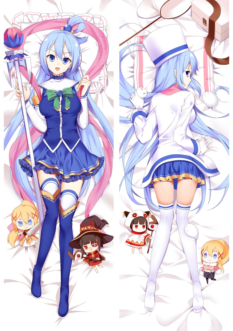 KonoSuba: God's Blessing on This Wonderful World! Aqua Anime Dakimakura Pillow Cover image 0