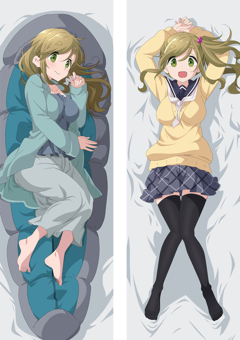 Laid-Back Camp Shima Rin Anime Dakimakura Pillow Cover image 0