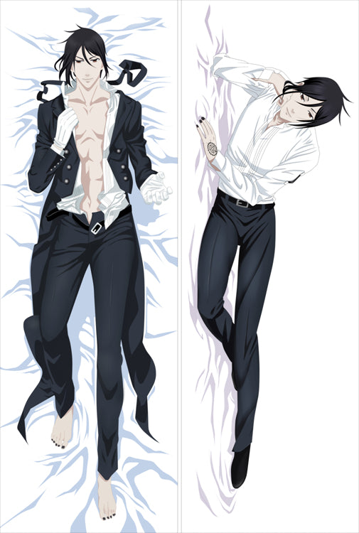 Black Butler Sebastian Michaelis Anime Dakimakura Anime Dakimakura Body Pillow Case image 0
