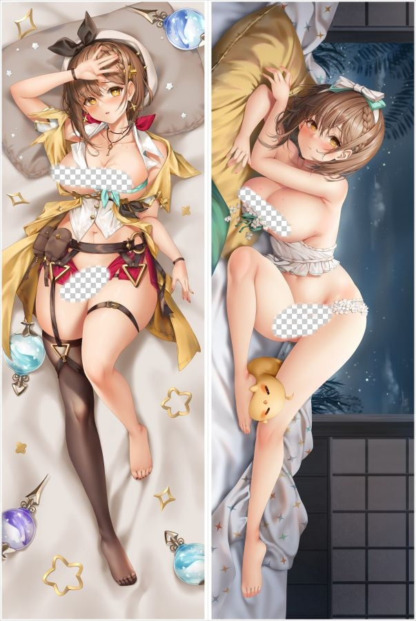 Atelier Ryza: Ever Darkness &amp; the Secret Hideout Lizard Staudt Anime Dakimakura Naked Body Pillow Cover image 0