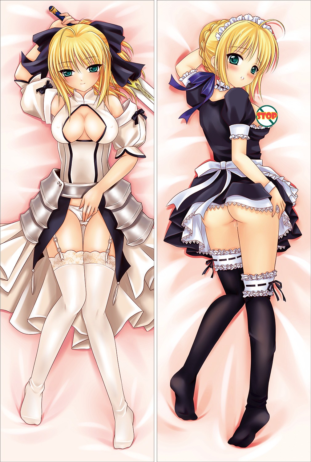 Fate stay night Saber Anime Dakimakura Pillow Cover image 0