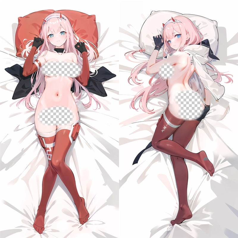 Darling in the Franxx Code: 002 Zero Two Anime Dakimakura Body Pillow Cover image 0