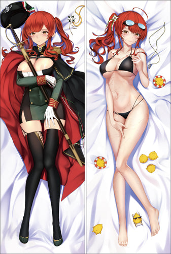 Azur Lane Zara Anime Dakimakura Pillow Cover image 0