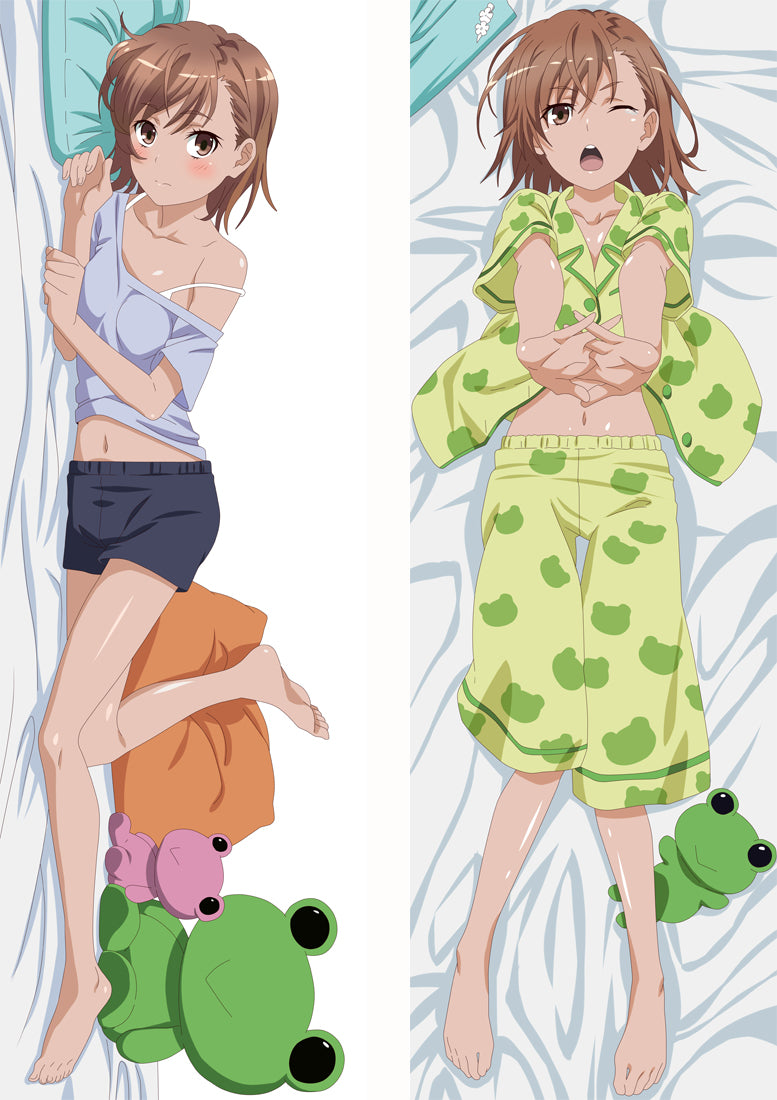 A Certain Scientific Railgun Mikoto Misaka Anime Dakimakura Pillow Cover image 0