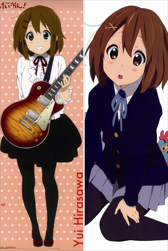 K-ON! Yui Hirasawa Anime Dakimakura Body Pillow Case image 0