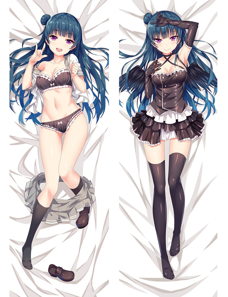 Love Live! Yoshiko Tsushima Anime Dakimakura Pillow Cover image 0