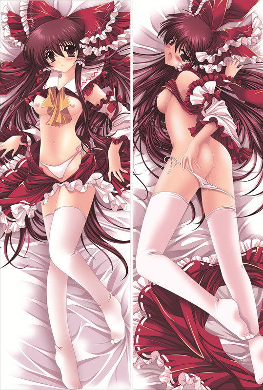 TouHou Project Reimu Hakurei Anime Dakimakura Body Pillow Cover image 0
