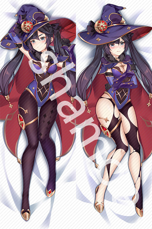 Genshin Impact Mona Anime Dakimakura Pillow Cover image 0