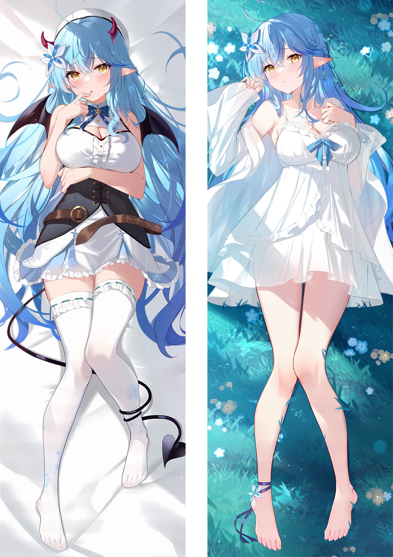 Virtual Youtuber Yukihana Lamy Anime Dakimakura Body Pillow Cover image 0