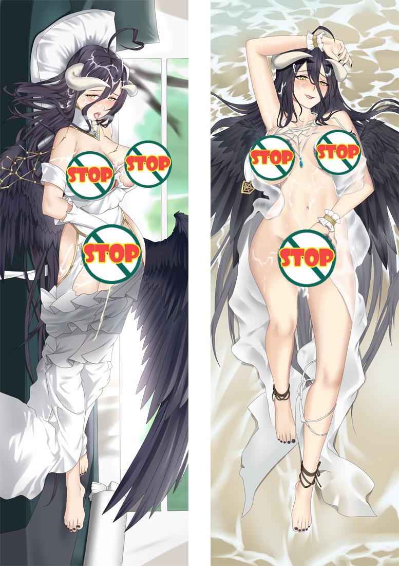 Overlord Albedo Anime Dakimakura Sexy Body Pillow Cover image 0