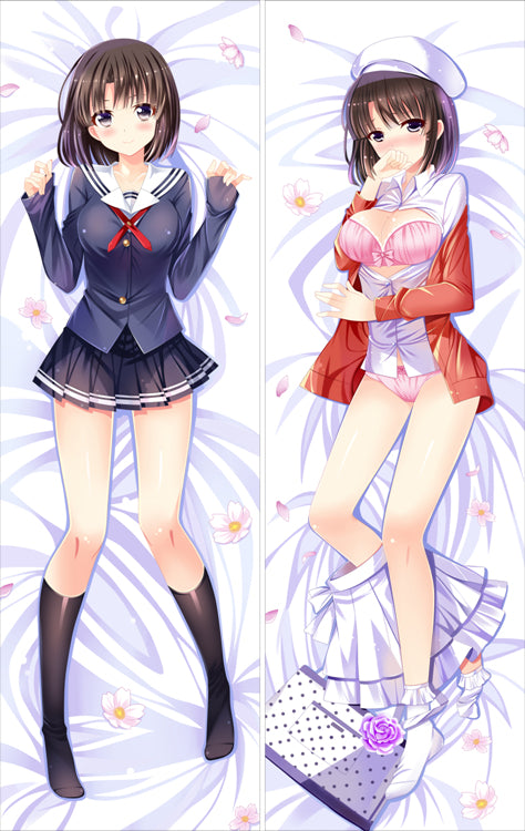 Saekano: How to Raise a Boring Girlfriend Megumi Kato Anime Dakimakura Body Pillow Cover image 0