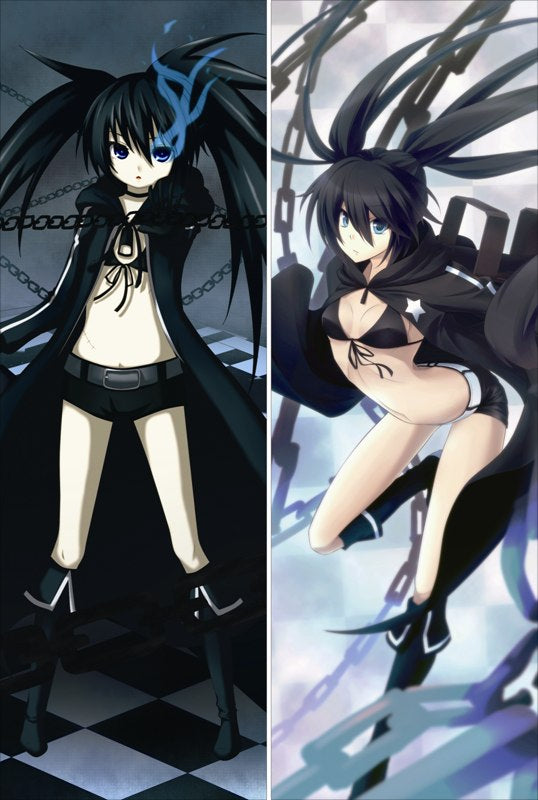Black Rock Shooter Anime Dakimakura Body Pillow Cover image 0