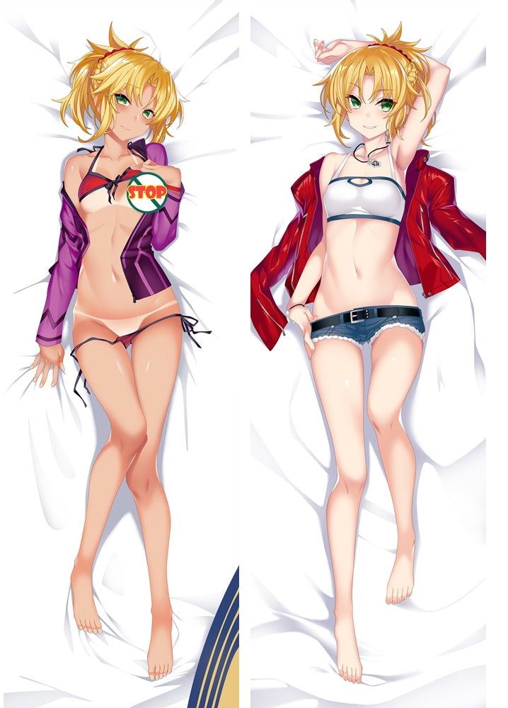 Fate Grand Order Mordred Dakimakura Hugging Body cushion Pillow Case image 0