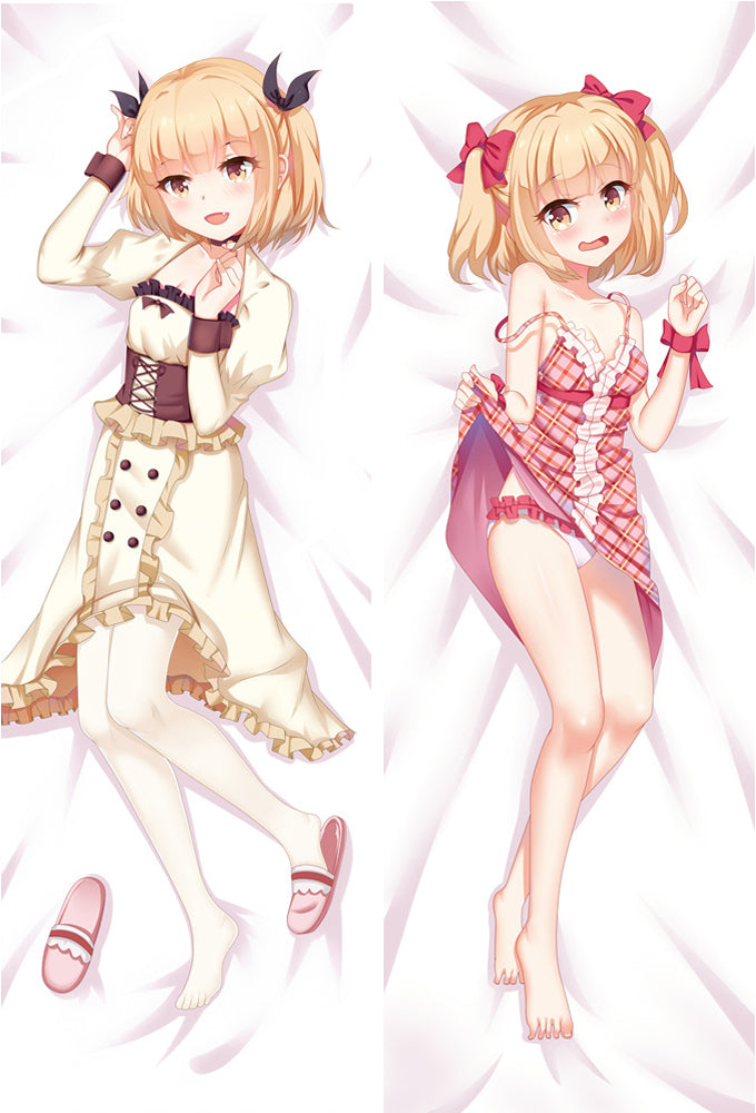 Hot Anime New Game! Yun Iijima Otaku Dakimakura Hugging Body Pillow Case image 0