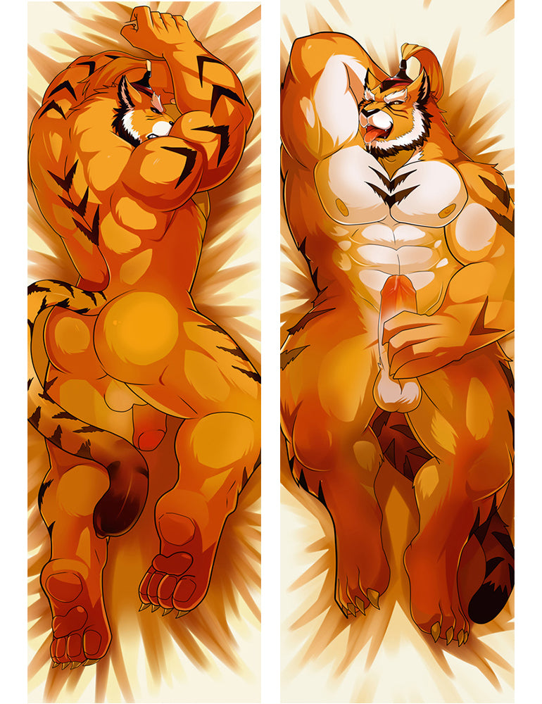 Animal tiger Anime Dakimakura Pillow Cover image 0