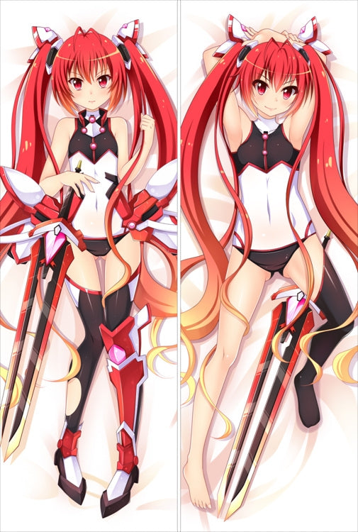 Gonna be the Twin-Tail!! Souji Mitsuka Ore Twintail ni Narimasu Anime Dakimakura Japanese Hugging Body Pillow Cover image 0