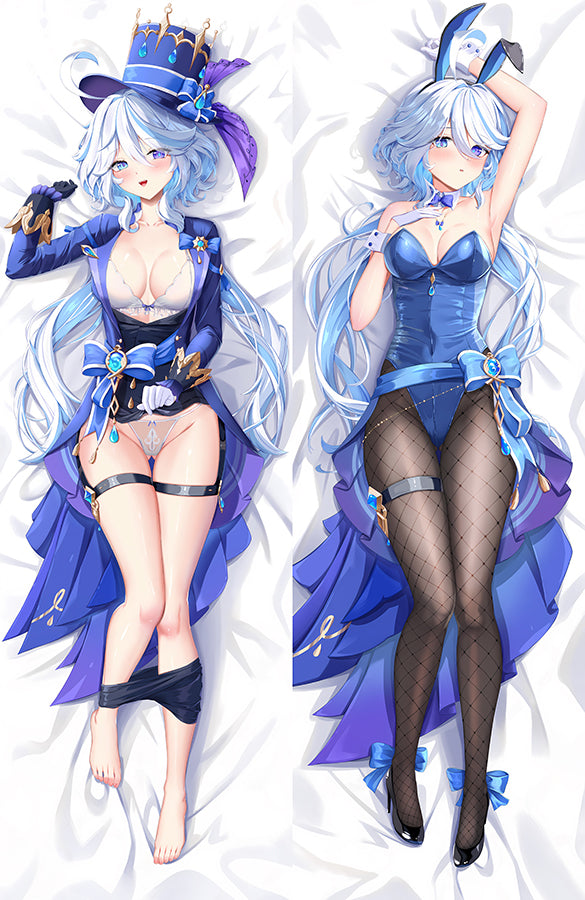 Genshin Impact Focalors Anime Dakimakura Girl Body Pillow Cover image 0