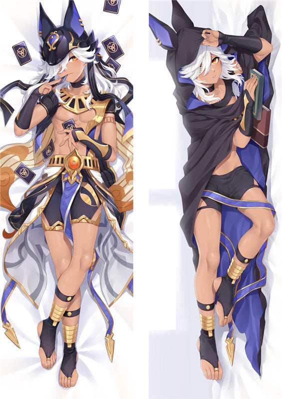 Genshin Impact Cyno Anime Dakimakura Body Pillow Cover image 0