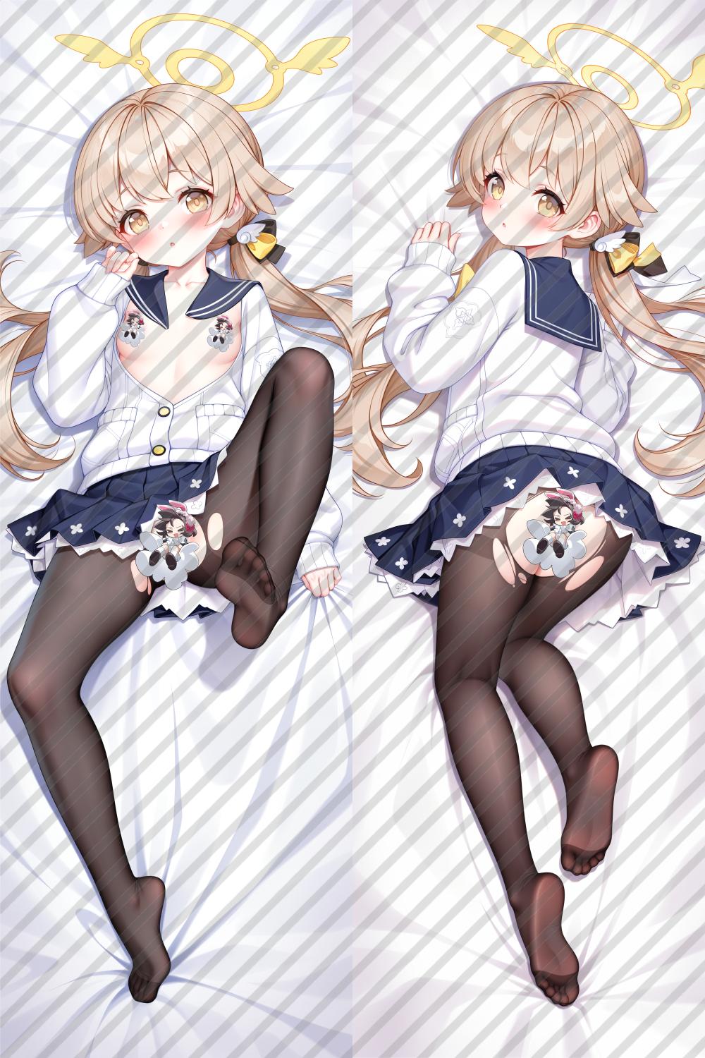 Blue Archive Ajitani Hifumi Anime Dakimakura Sexy Body Pillow Cover image 0