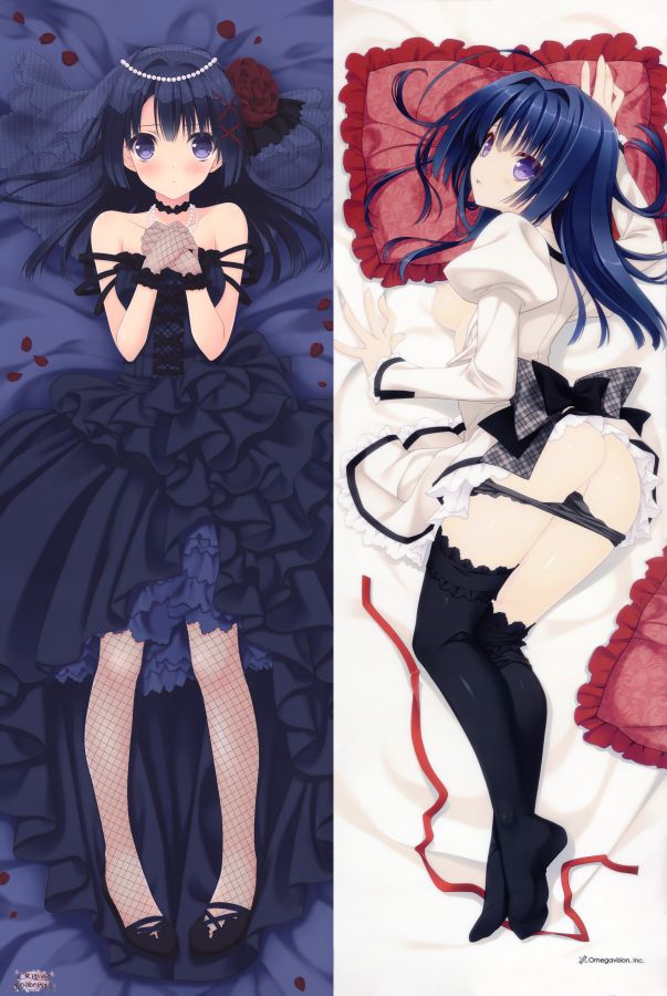 Tsuki ni Yorisou Otome no Sahou Anime Dakimakura Body Pillow Cover image 0