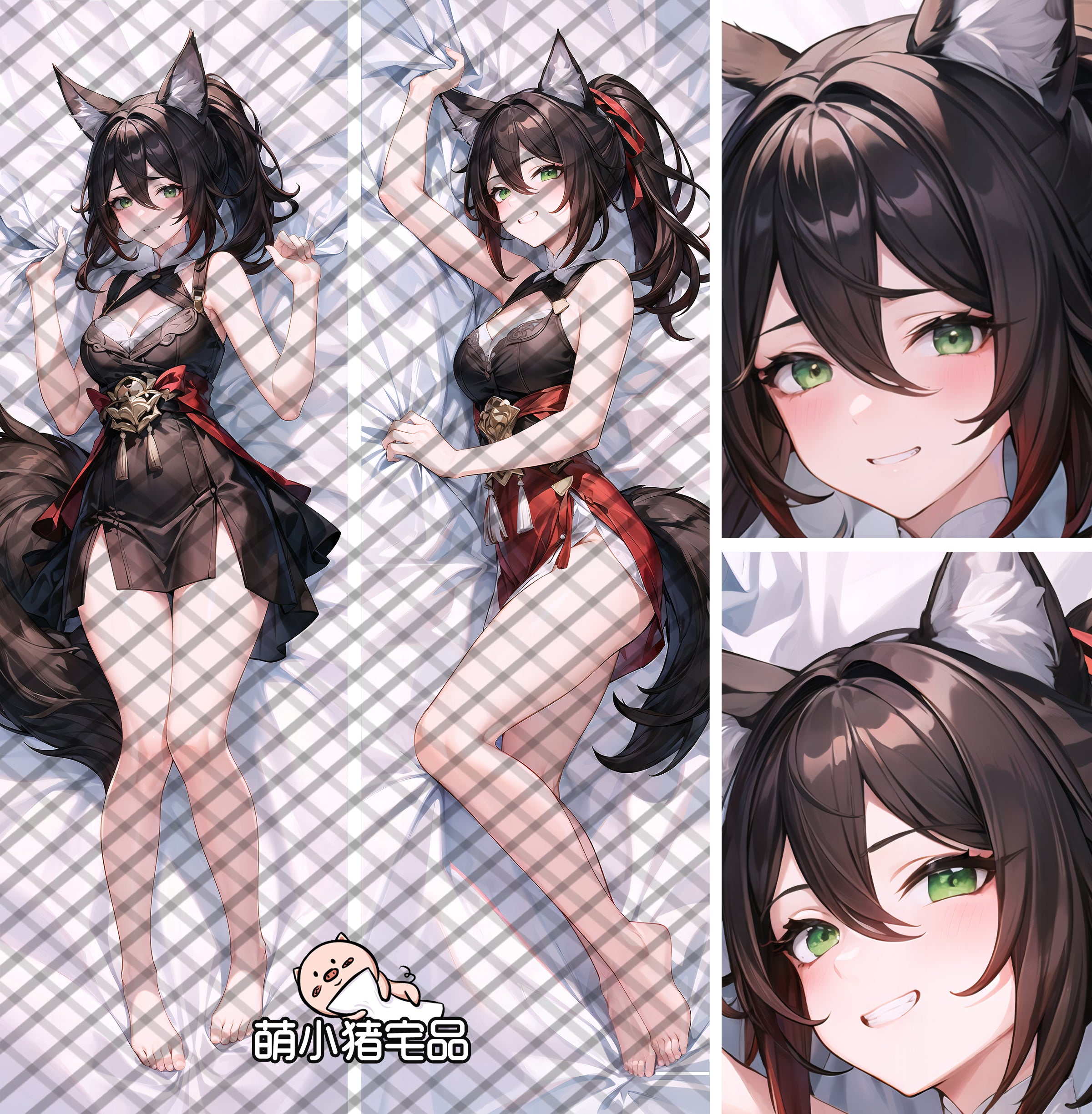 Honkai: Star Rail Tingyun Anime Dakimakura Pillow Cover image 0