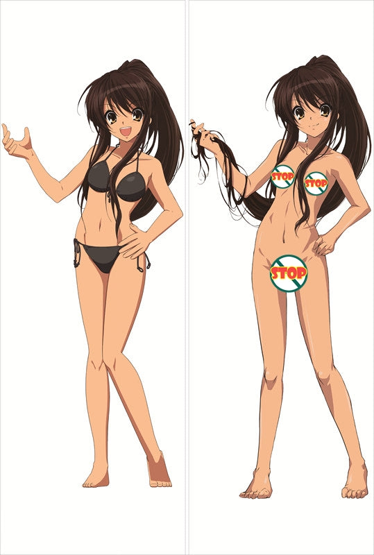 Haruhi Suzumiya Anime Dakimakura Waifu Pillow Case image 0