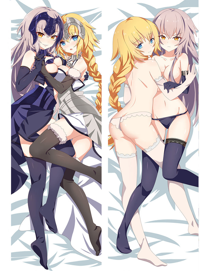 Fate/Grand Order FateGO FGO Jeanne D'Arc Anime Dakimakura Pillow Cover image 0