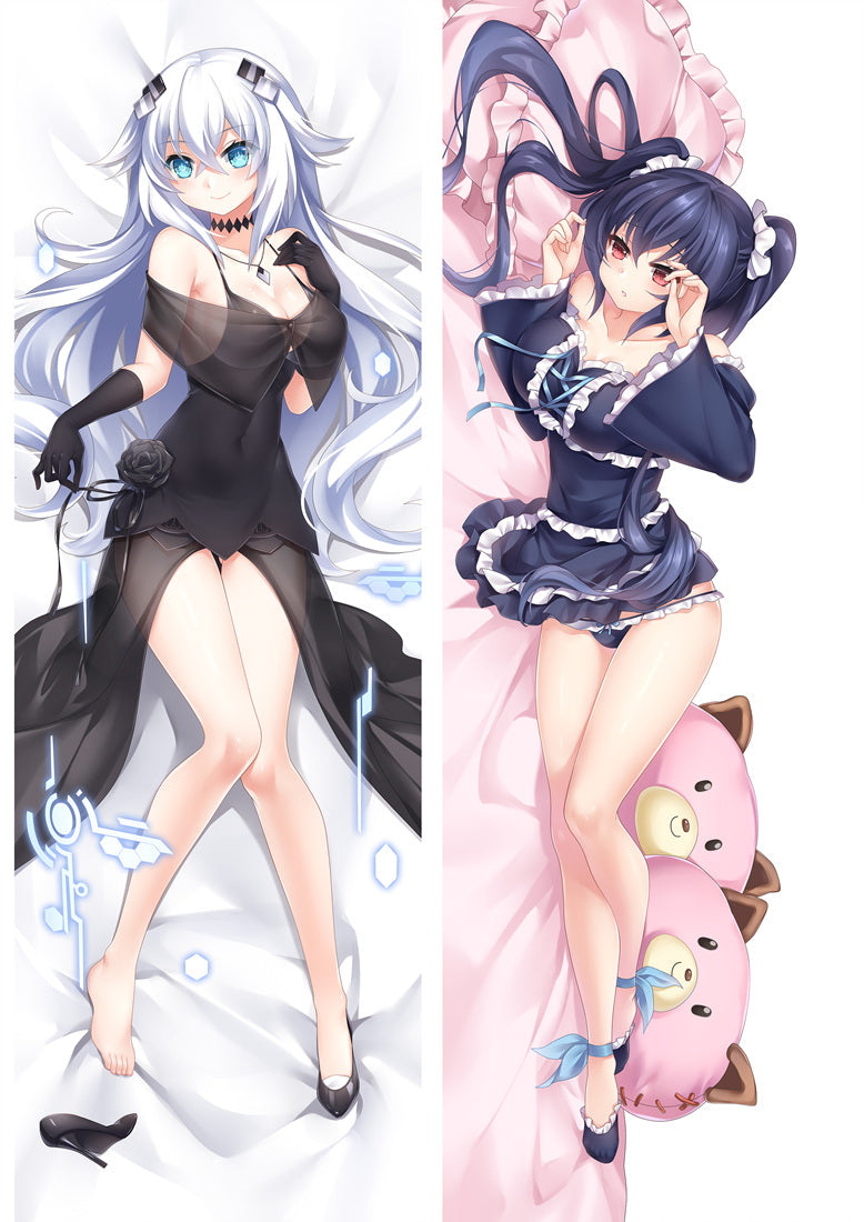 Hyperdimension Neptunia Noire black Heart Anime Dakimakura Pillow Cover image 0