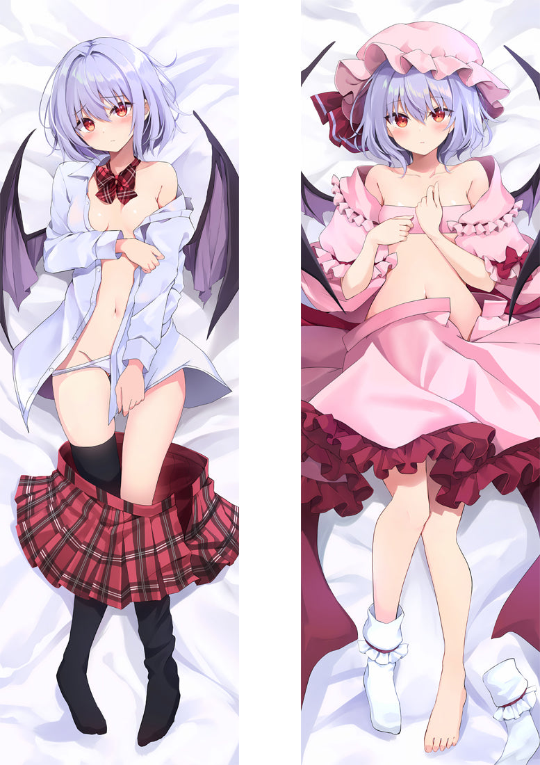 Touhou Project Remilia Scarlet Anime Dakimakura Girl Pillow Cover image 0
