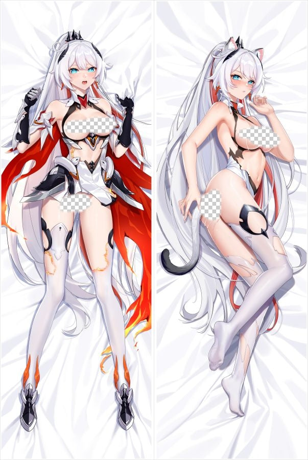 Honkai Impact 3rd Kiana Kaslana Anime Dakimakura Naked Body Pillow Cover image 0