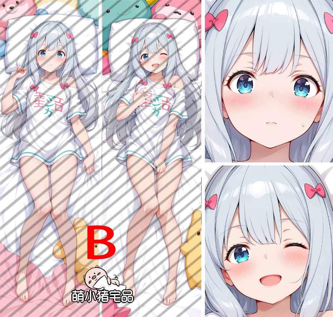 Eromanga Sensei Izumi Sagiri Anime Dakimakura Girl Body Pillow Cover image 0