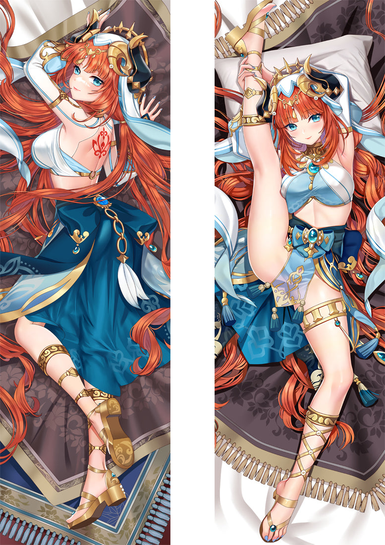 Nilou Genshin Impact Dakimakura Body Pillow Covers image 0