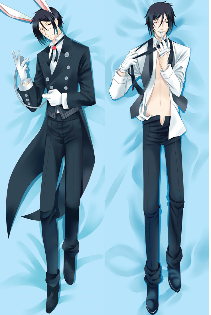 Black Butler Sebastian Michaelis Anime Dakimakura Pillow Cover image 0
