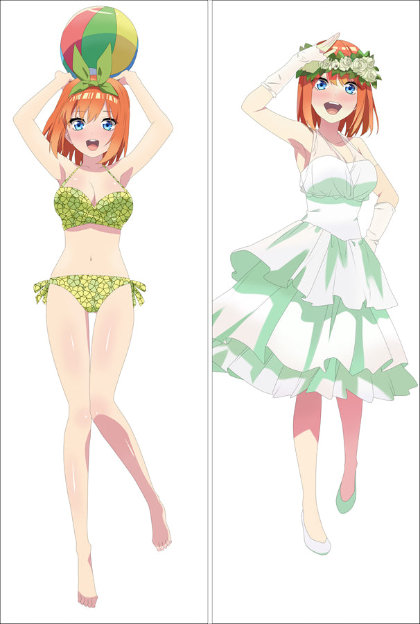 The Quintessential Quintuplets Nakano Yotsuba Anime Dakimakura Sexy Body Pillow Cover image 0