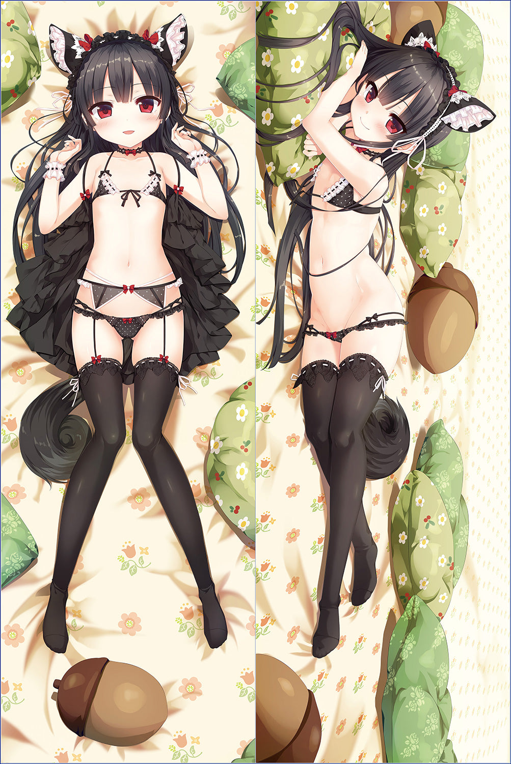 Maitetsu Hachiroku Anime Dakimakura Pillow Cover image 0