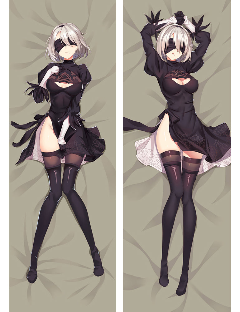 New Game NieR:Automata YoRHa 2B Dakimakura Hugging Body Pillow Case Cover image 0