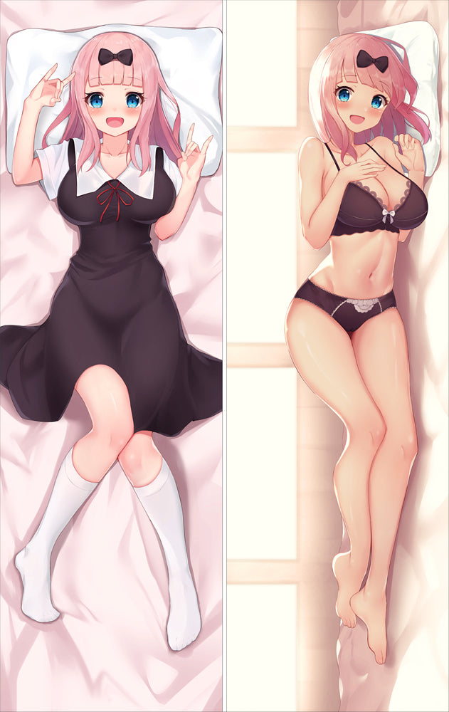 Fujiwara Chika Anime Dakimakura Body Pillow Cover - Kaguya-sama: Love Is War image 0