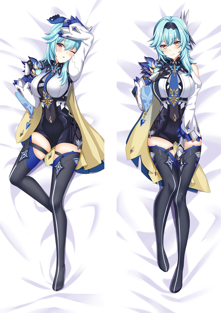 Genshin Impact Eula Anime Dakimakura Body Pillow Cover image 0