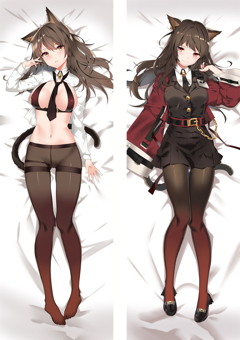 Arknights AMIYA Anime Dakimakura Pillow Cover image 0