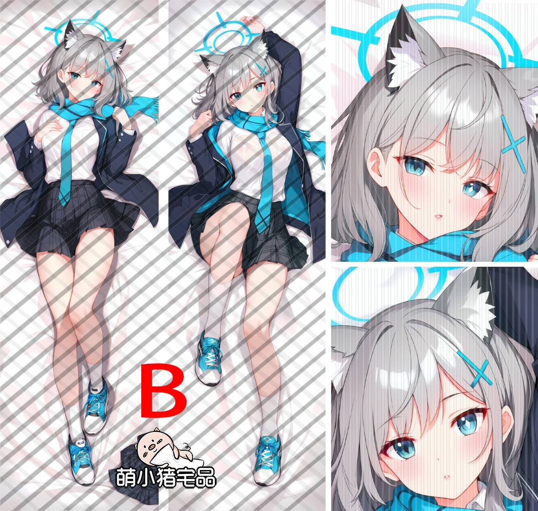 Blue Archive SunaÅkami Shiroko Anime Dakimakura Girl Pillow Cover image 0