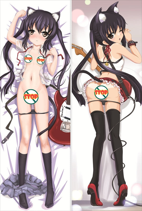 K-ON! Azusa Nakano Anime Dakimakura Body Pillow Case image 0