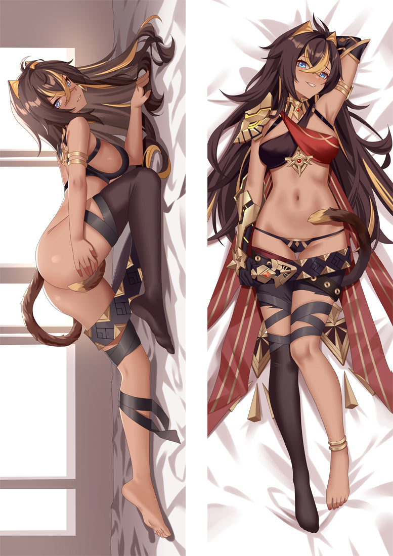 Genshin Impact Dehya Anime Dakimakura Body Pillow Cover image 0