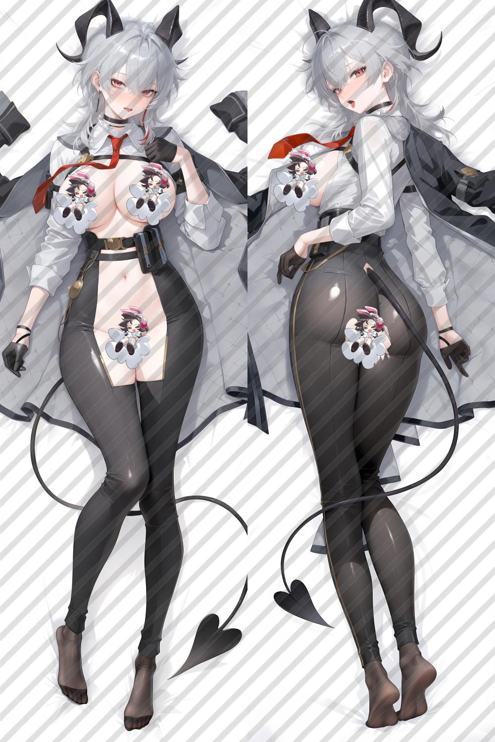 Wuthering Waves Zani with Double Sides Zipper to make love Anime Dakimakura Pillow Case image 0