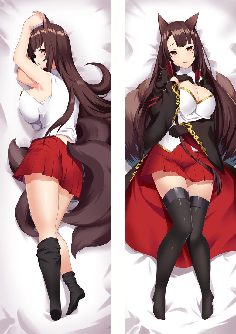 Azur Lane Akagi Anime Dakimakura Pillow Cover image 0