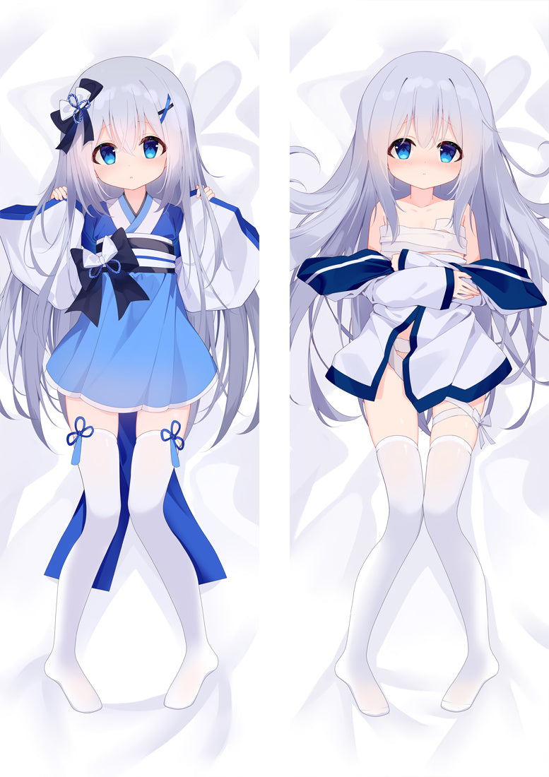 Is the Order a Rabbit? Kafuu Chino Anime Dakimakura Body Pillow Cover image 0