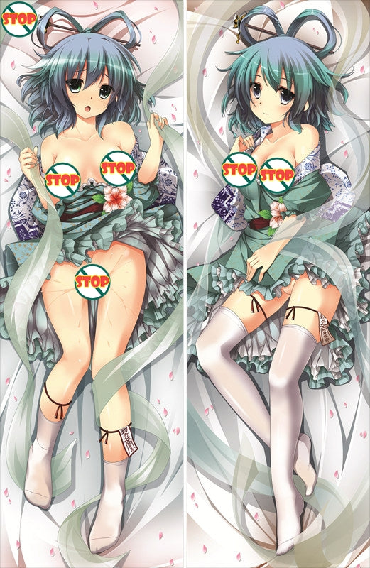 TouHou ProjectKaku Seiga Anime Dakimakura Waifu Pillow Case image 0