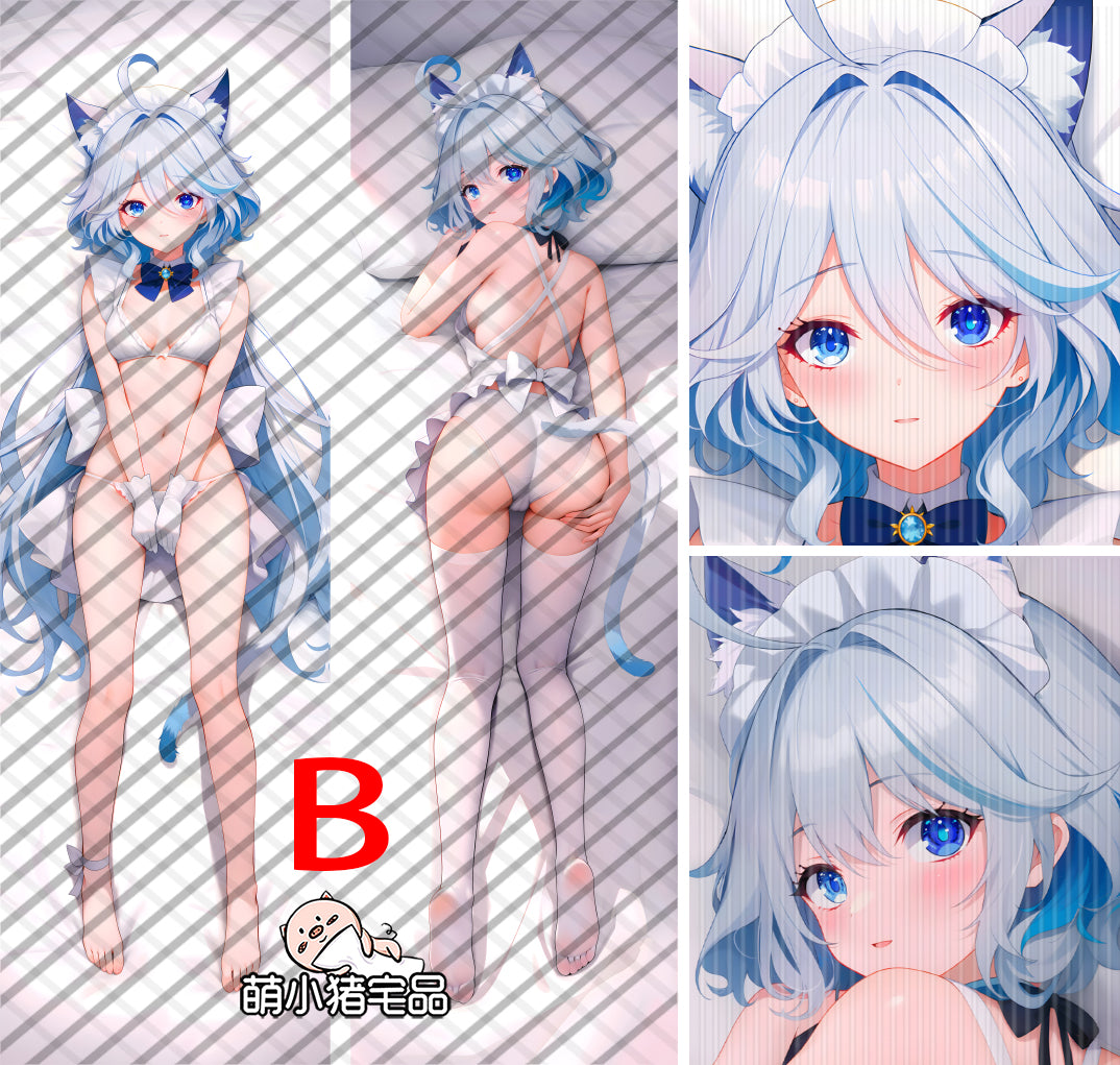 Genshin Impact Nilou Anime Dakimakura Housemaid Pillow Cover image 0