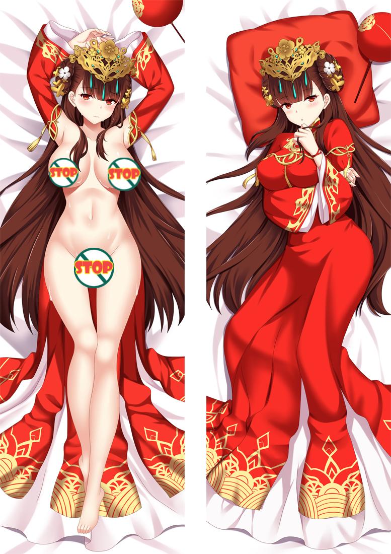 Azur Lane ROC Yat Sen Dakimakura Body Pillow Cover image 0