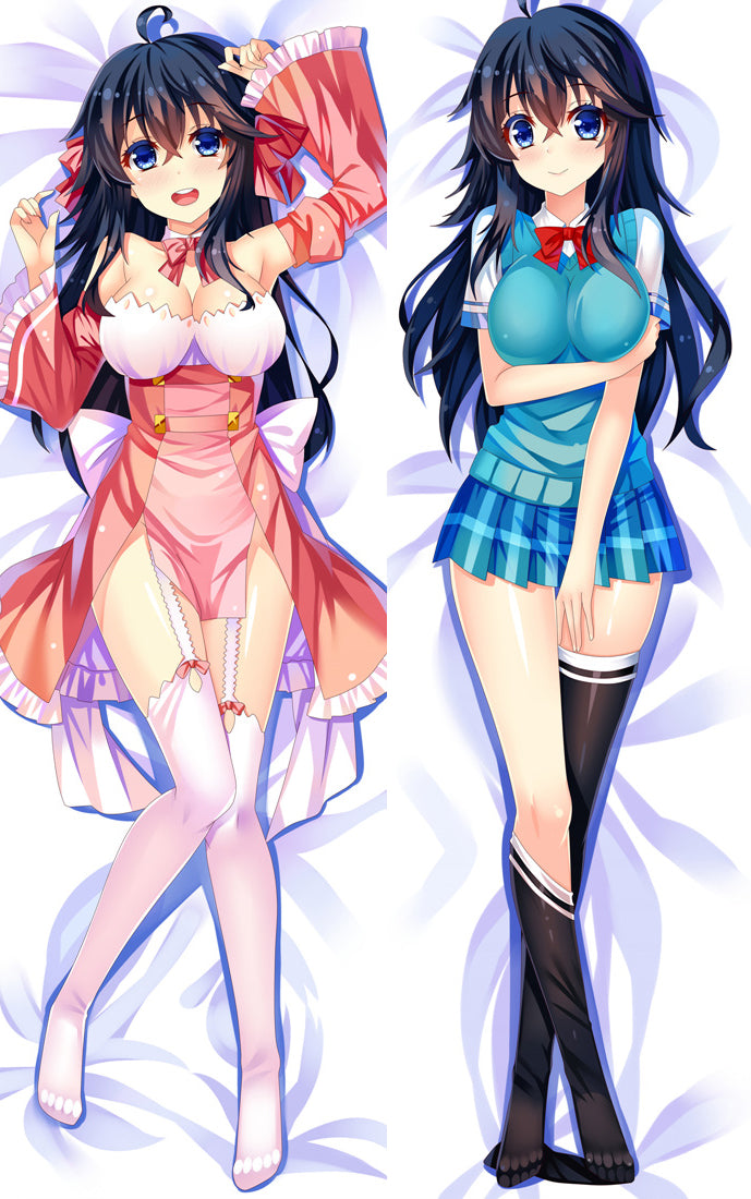 And You Thought There Is Never A Girl Online? Ako Tamaki Anime Dakimakura Pillow Cover image 0