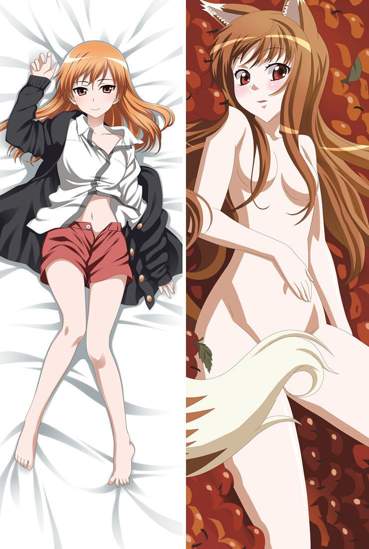 Spice and Wolf Holo Anime Dakimakura Pillow Cover image 0
